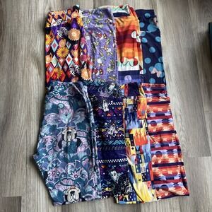 Lot of 8 LuLaRoe Disney OS One Size Leggings DISNEY‎ Minnie Mickey Mouse NBC